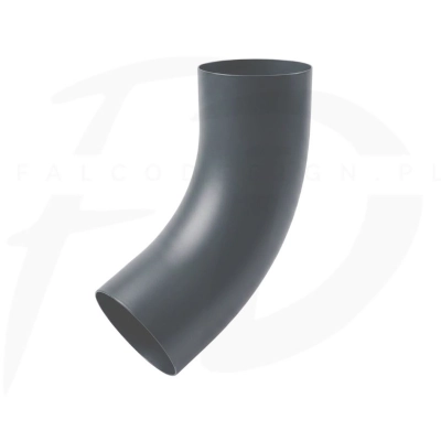 Kolano rury stal Inguri  ⌀ 100 kolor grafitowy RAL 7024